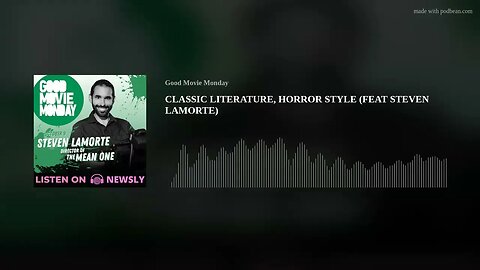 CLASSIC LITERATURE, HORROR STYLE (FEAT STEVEN LAMORTE)