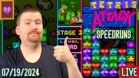 [Tetris Attack Speedruns] Friday Night Salt Mines: Blame Poochy for a Bad Tournament Edition, Doods!