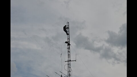 Adding a section of ham rado antenna tower