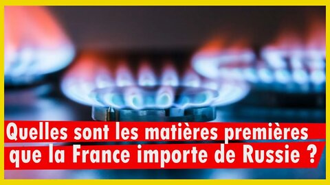 🔴QUELLES SONT LES MATIÈRES PREMIÈRES QUE LA FRANCE IMPORTE DE RUSSIE