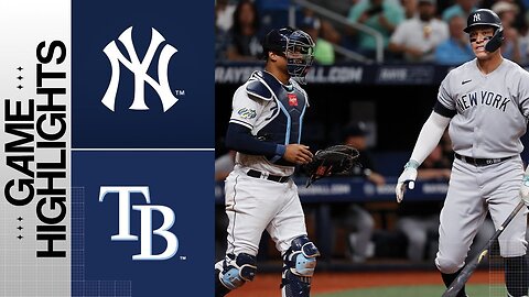 Yankees vs. Rays Game Highlights (8/25/23) | MLB Highlights