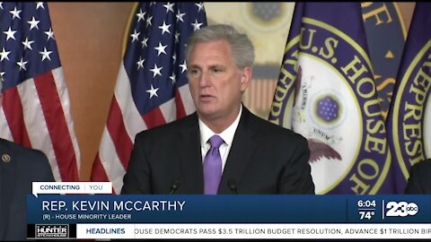 Kevin McCarthy critical of Biden's handling of Afghanistan