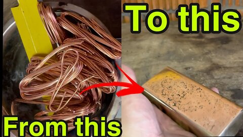 HOW TO MAKE ALUMINUM BRONZE/ devilforge/ASMR Metal Melting/ #makingaluminiumbronze