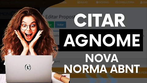 Como Citar com AGNOME na nova ABNT NBR 10520:2023