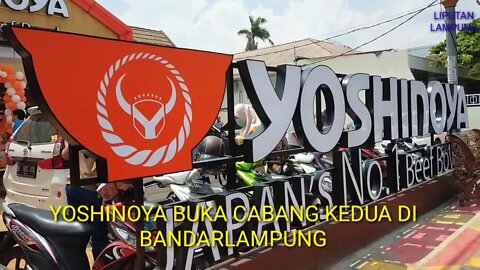 GRAND OPENING YOSHINOYA CABANG AHMAD YANI BANDARLAMPUNG