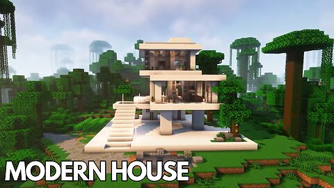 Minecraft: How to build a Modern House | Full Tutorial