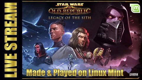 SWTOR Start To Finish on Linux Mint #1 It Begins TYTHON