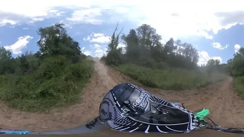 Dusty Turn Track on a Kawasaki KX450f | TRUE 360 | Insta360 One X