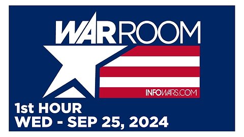 WAR ROOM [1 of 3] Wednesday 9/25/24 • 2024 ELECTION - News, Reports & Analysis • Infowars