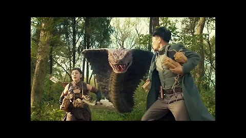 The Terrifying Giant Python Strikes - A Man vs. Beast Battle is About to Begin!