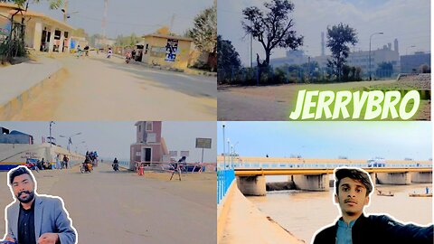 THE BEATIFUL PLACE OF PAKISTAN IN SINDH||GUUDU BARRAJ||WITH JERRYBRO