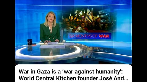 War Gaza is a war against humanity world Central kitchen Jose, Andres