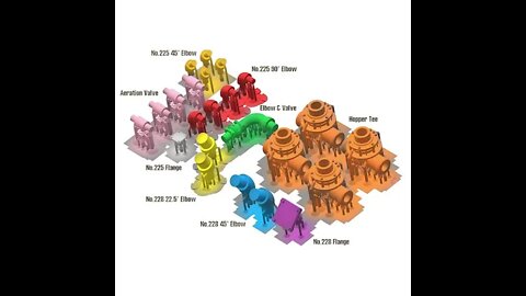 1:24 Scale Dry Bulk Semi-Trailer 3D parts