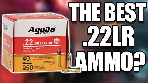 Aguila .22 LR 40gr Copper Plated Ammunition