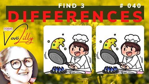 FIND THE THREE DIFFERENCES | CHALLENGE # 040 | EXERCISE YOUR MEMORY