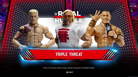 WWE 2k24 Elite Cody Rhodes vs Elite Hulk Hogan vs Elite John Cena