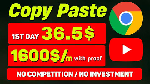 Earn 1600$/m Copy Paste Google, YouTube 2022 | lifobeta | make money online 2022