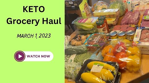 Grocery haul Mar 1 2023