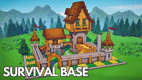 Minecraft: How to build a Survival Base | Tutorial