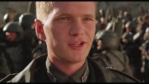 Starship Troopers - It was a drill instructor named Zim -captured a brain -fancy new weapon 90s