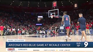 Red-Blue Game coverage from McKale Center