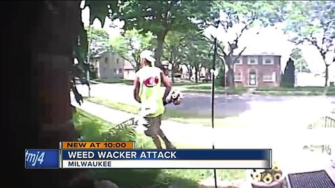 Milwaukee woman’s yard ruined by angry man with weed wacker