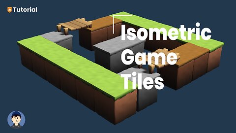 How to make isometric game tiles in Blender and import them into Unity