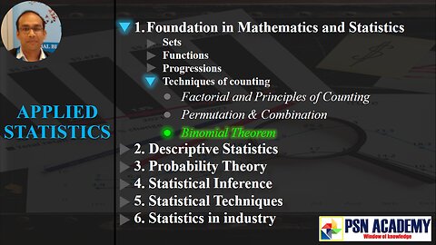 1.1.4.3 Binomial Theorem | Positive Integral Index | Negative Intetgral Index | Rational Index