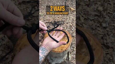 2 Ways to tie a Bowline | Knots #shorts