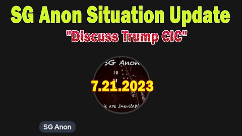 SG Anon Situation Update: "Discuss Trump CIC"