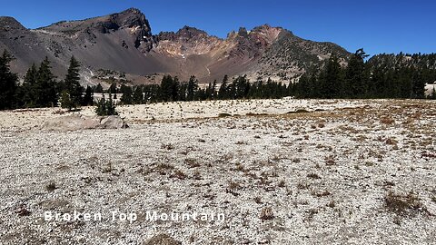 Hiking by Broken Top in Three Sisters Wilderness Back Towards Todd Trailhead | 4K | Central Oregon