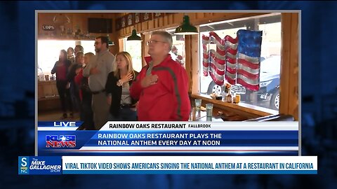 Liberals say they are ‘terrified’ over a viral video showing Americans singing the national anthem at a restaurant in California