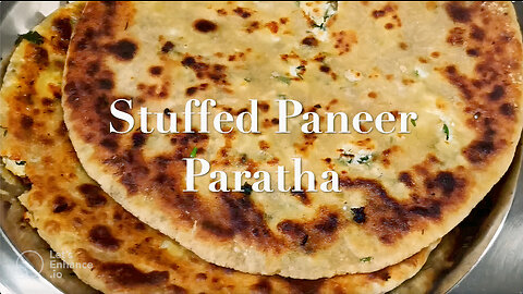 Paneer paratha recipe | Cottage cheese paratha | Stuffed flatbread |North Indian style paratha