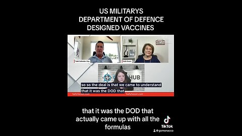 U.S MILITARY DEPARTMENT OF DEFENCE ( BLACKHATS?) DESIGNED THE VACCINES