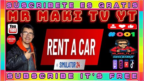 COMO VENDER O COMPRAR COCHES ⁄ RENT A CAR SIMULATOR 24 ⁄ #001 ⁄ @MR_MAKI_TV