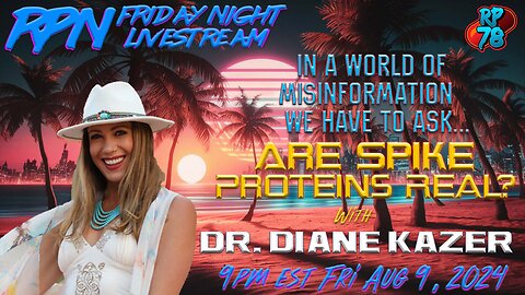 We Have To Ask, Are Spike Proteins Real? With Dr. Diane Kazer on Fri Night Livestream