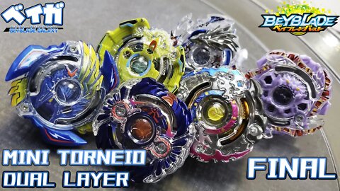 Mini torneio Dual Layers - Parte Final - Beyblade Burst ベイブレードバースト