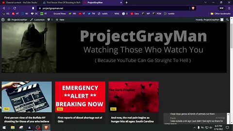 First person view of Buffalo Mass (Incident) uploaded to https://projectgrayman.net/ and Rumble