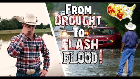 From (DROUGHT!) To (FLASH!) Flood ~ 1 Foot of RAIN In 24 HOURS! | RECORD Rain in Texas!