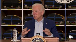 Biden visits Boise to discuss wildfires, meets with fire officials