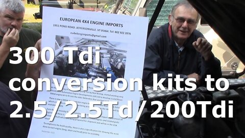 300Tdi engine conversion kits to 2.5 2.5Td, 200Tdi RHD or LHD