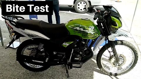 TVS Max 125 Semi Trail '20 | Bite Test