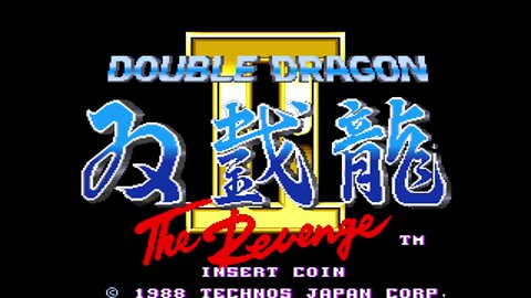 Double Dragon II, Arcade Game, Technos 1988, playthrough