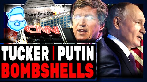 Tucker Carlson Reveals HUGE BOMBSHELLS In Putin Interview! One Questions NOBODY Thought He'd Ask!!