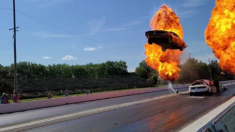 nice jump ,but why destroy a beautiful mopar