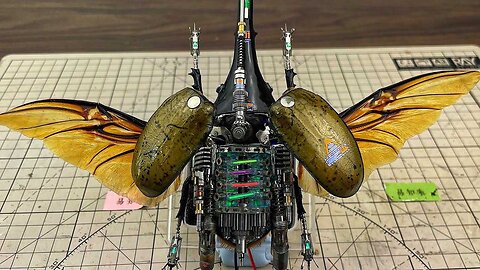 Comment fabriquer des insectes mécaniques réalistes DIY 机械昆虫 Hercules Beetle Steampunk Machine Beetle