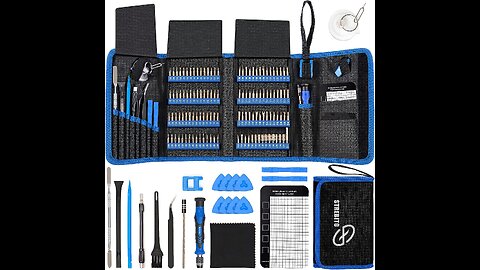 Screwdriver Sets 142-Piece with 120 Bits Magnetic