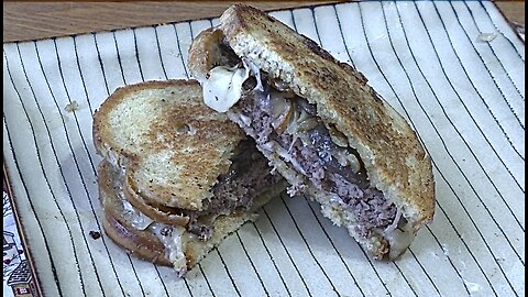 Mushroom Swiss Patty Melt