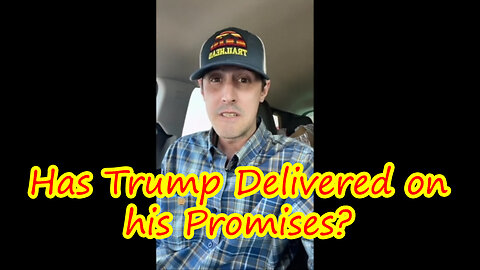 Derek Johnson & Trump's Promises 'I'm Coming Soon, I Promise'