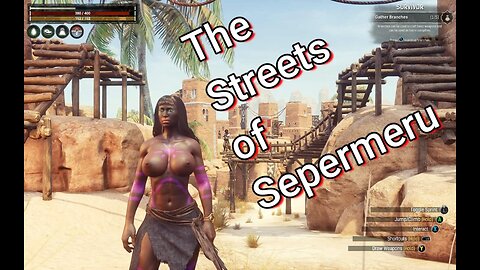 Conan Exiles the streets of sepermeru taking thralls Bouncing Busty Boobs breast expansion